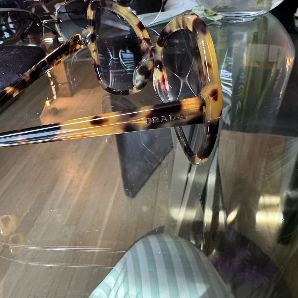 Prada Tortoise Shell Women's Sunglasses - Picture 2 of 3